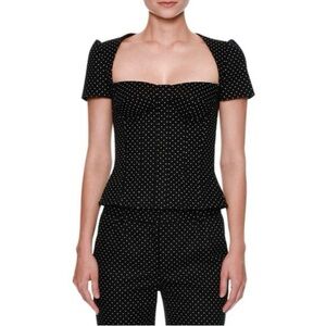 Dolce & Gabbana black and white Polkadot T-Shirt